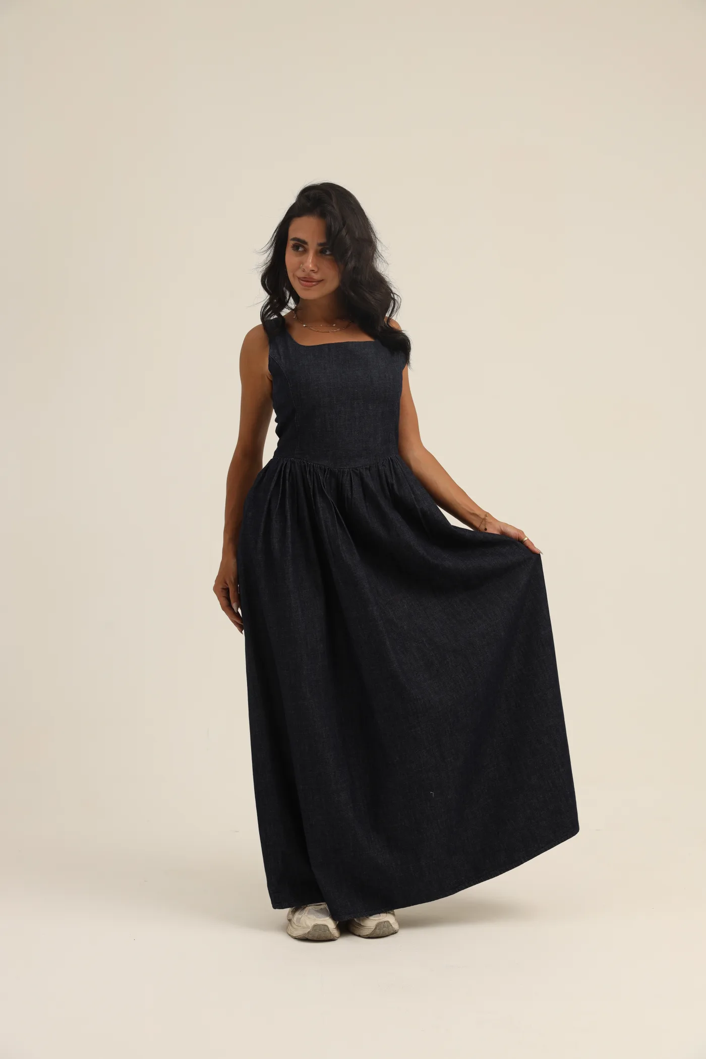 Denim Cut Dress