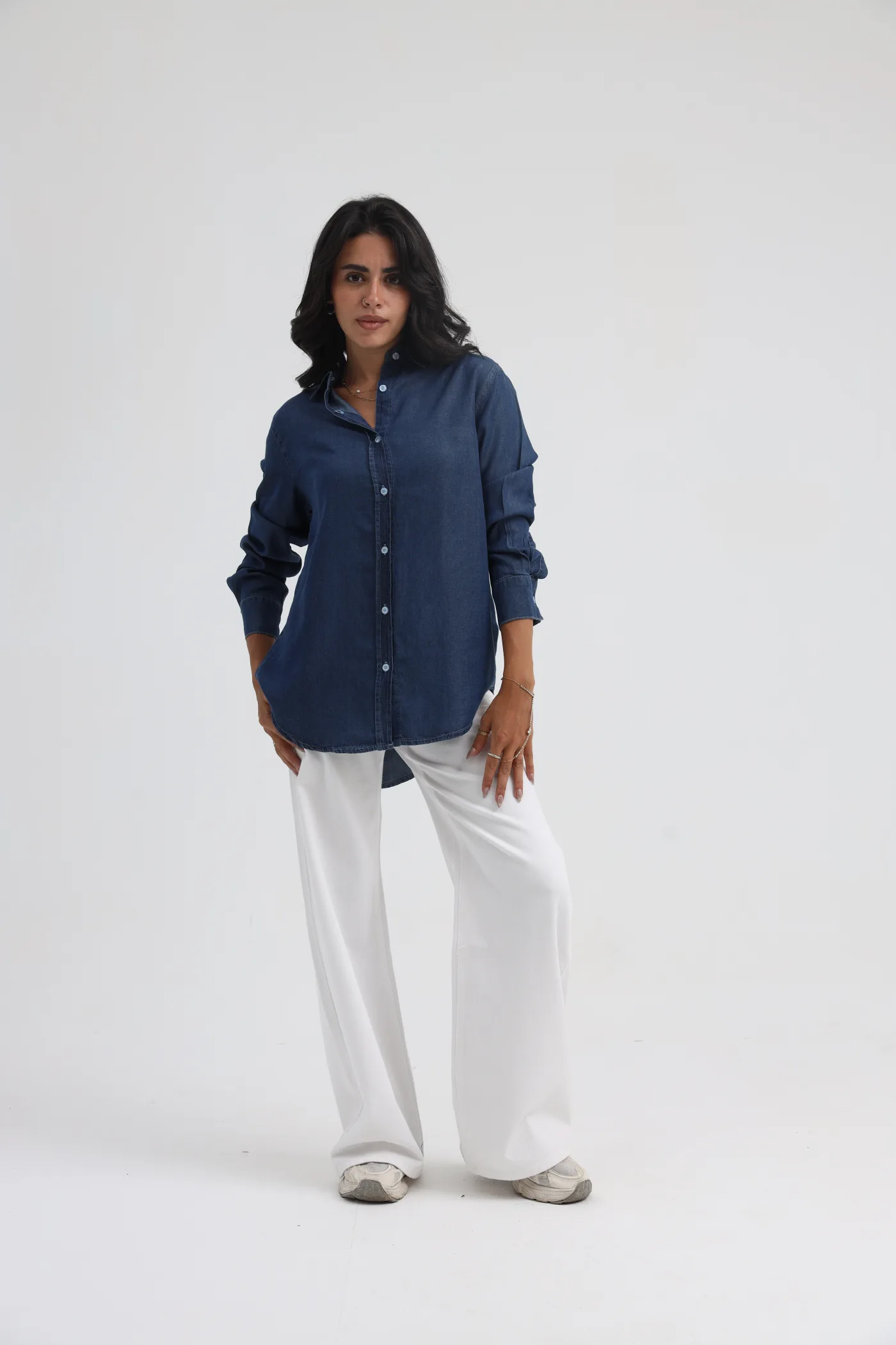 French-Style Denim Shirt